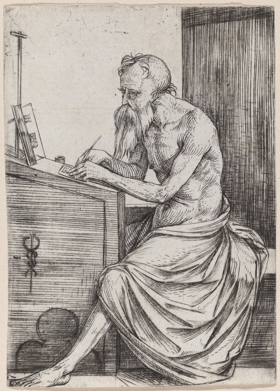 Aziz Jerome, c. 15011504. by Jacopo de Barbari