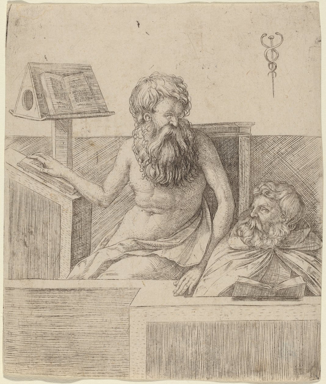 İki Filozof, c. 1509. by Jacopo de Barbari
