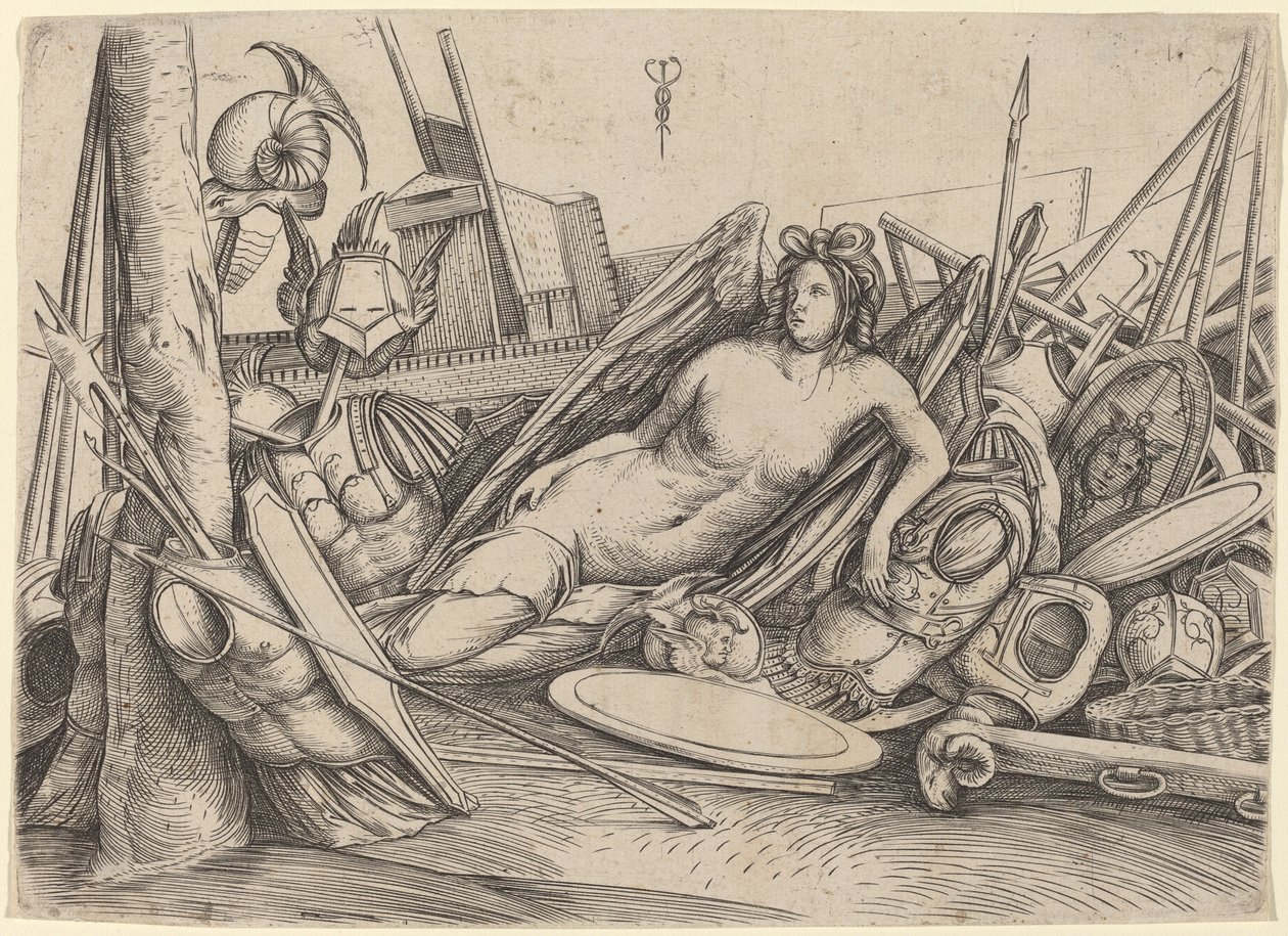 Kupalar Arasında Yatan Zafer, c. 15001503. by Jacopo de Barbari