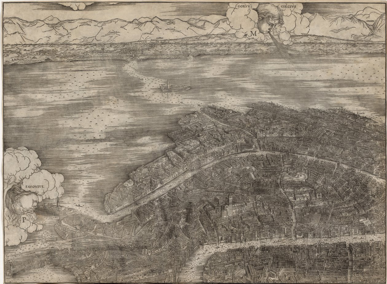 Venedik manzarası by Jacopo de