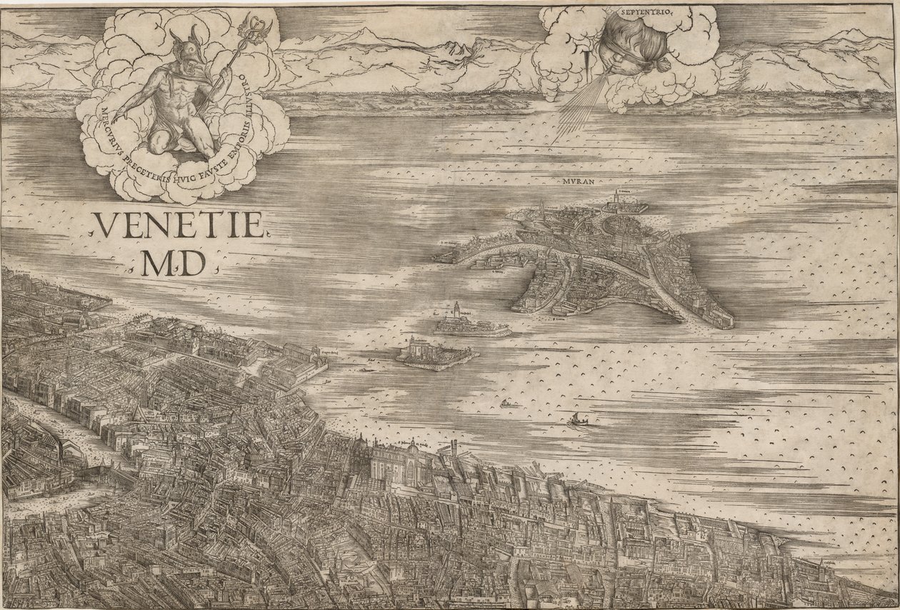 Venedik manzarası by Jacopo de