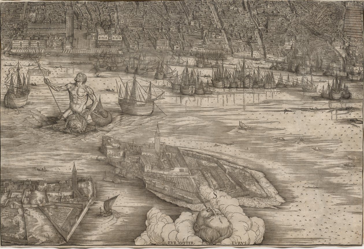 Venedik manzarası by Jacopo de