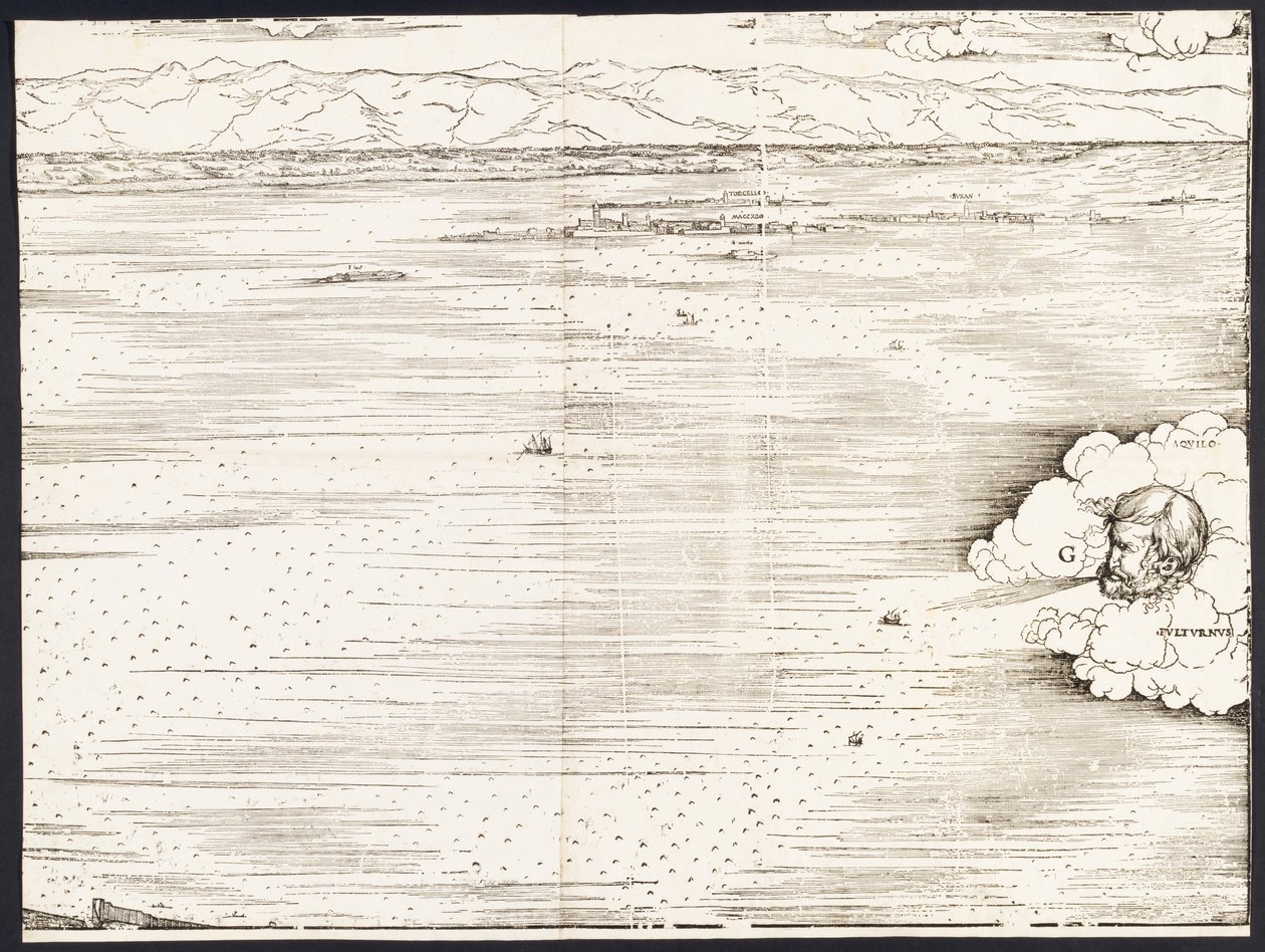 Venedik görünümü [sağ üst blok], 1500. by Jacopo de Barbari