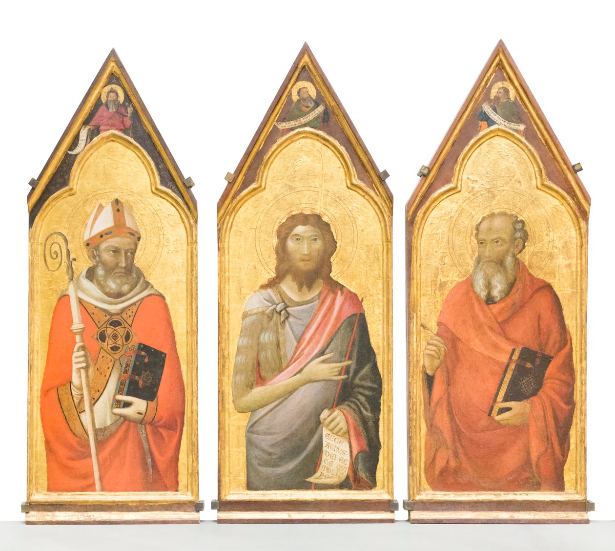 Vaftizci Aziz John, Evangelist Aziz John, Aziz Giles by Jacopo del Casentino