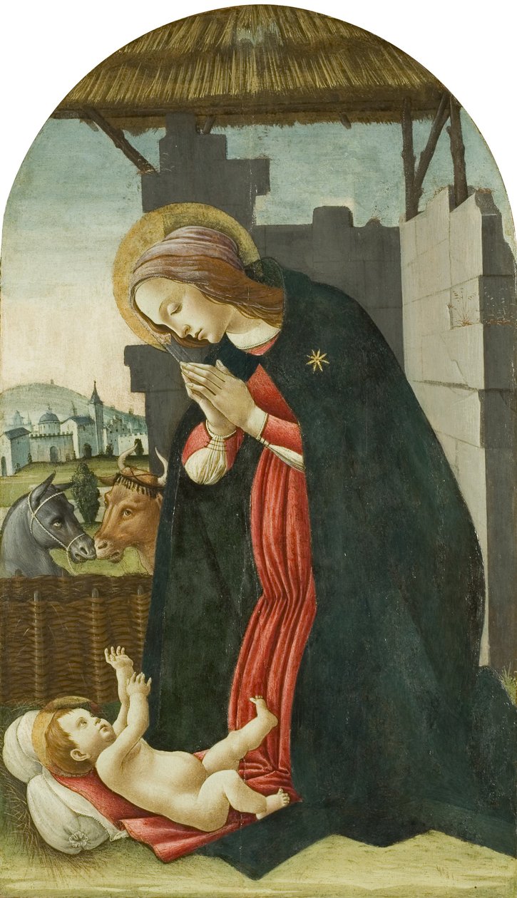 madonna ve çocuk by Jacopo del Sellaio