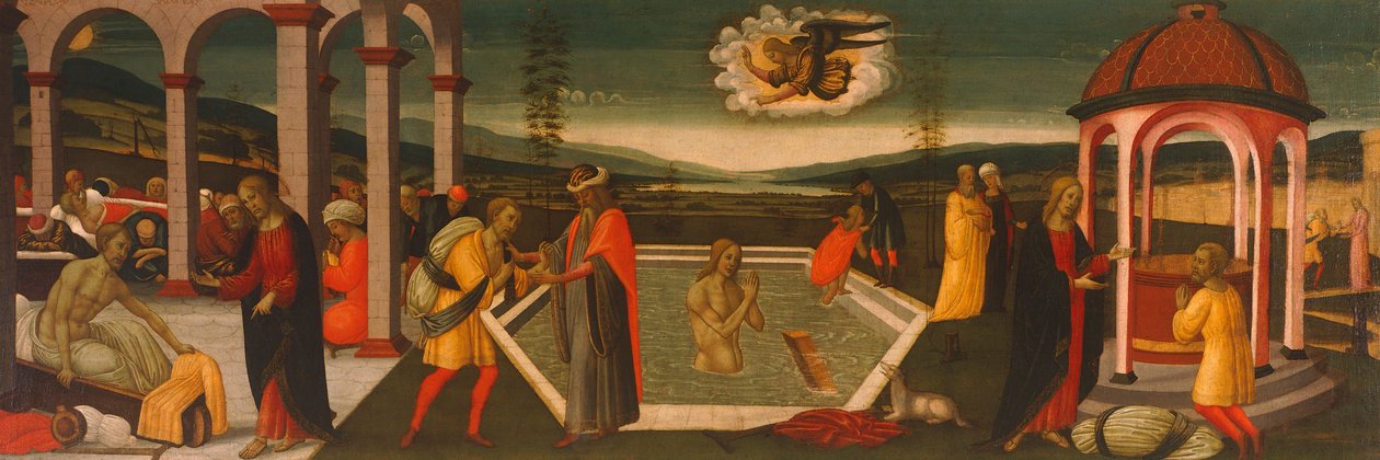 Bethesda Havuzu, Jacopo del Sellaio (1441-1493) by Jacopo del Sellaio
