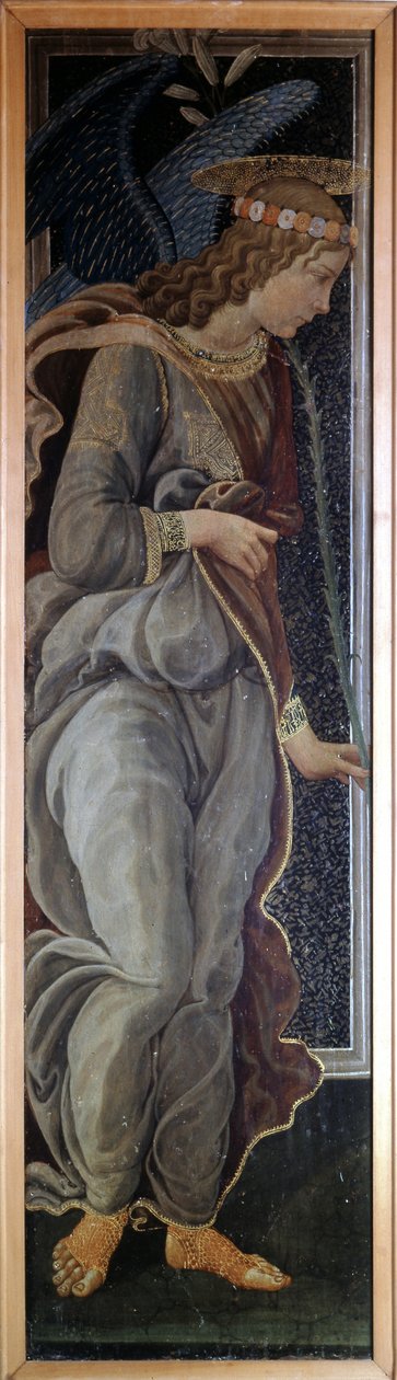 Meleği temsil eden Müjde Prédelle by Jacopo del Sellaio