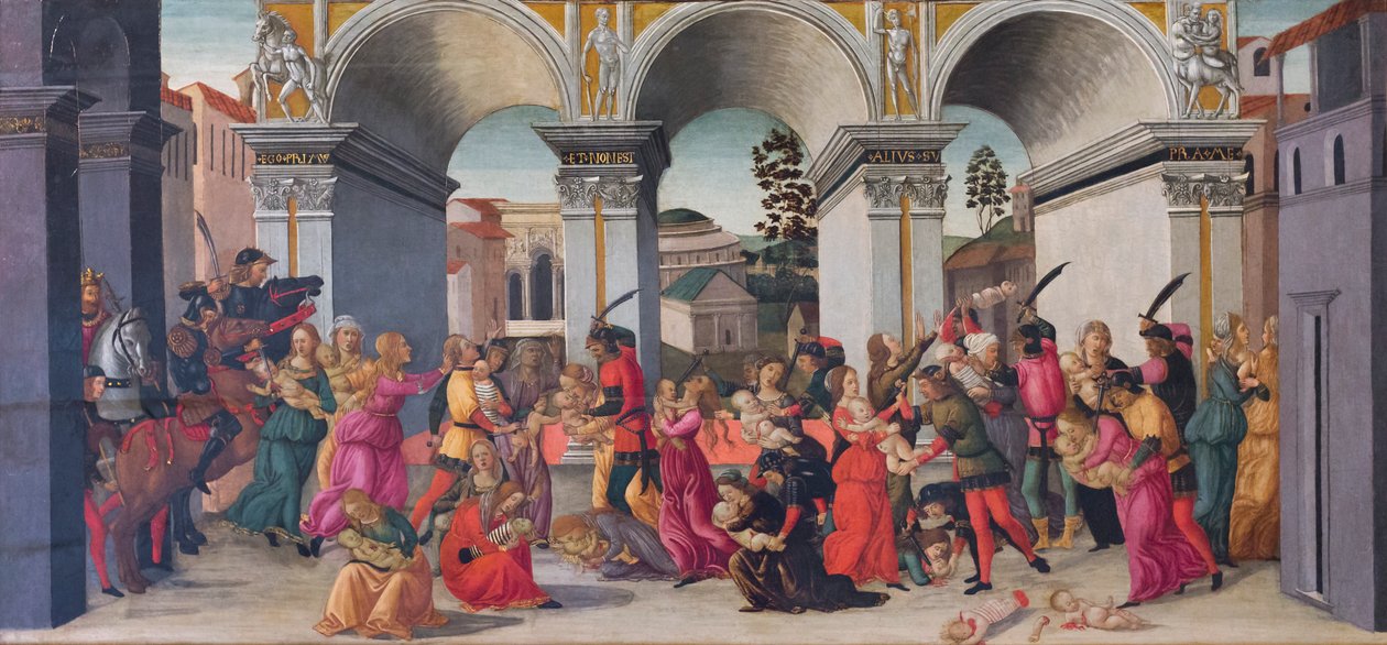 Masumların Katliamı by Jacopo del Sellaio