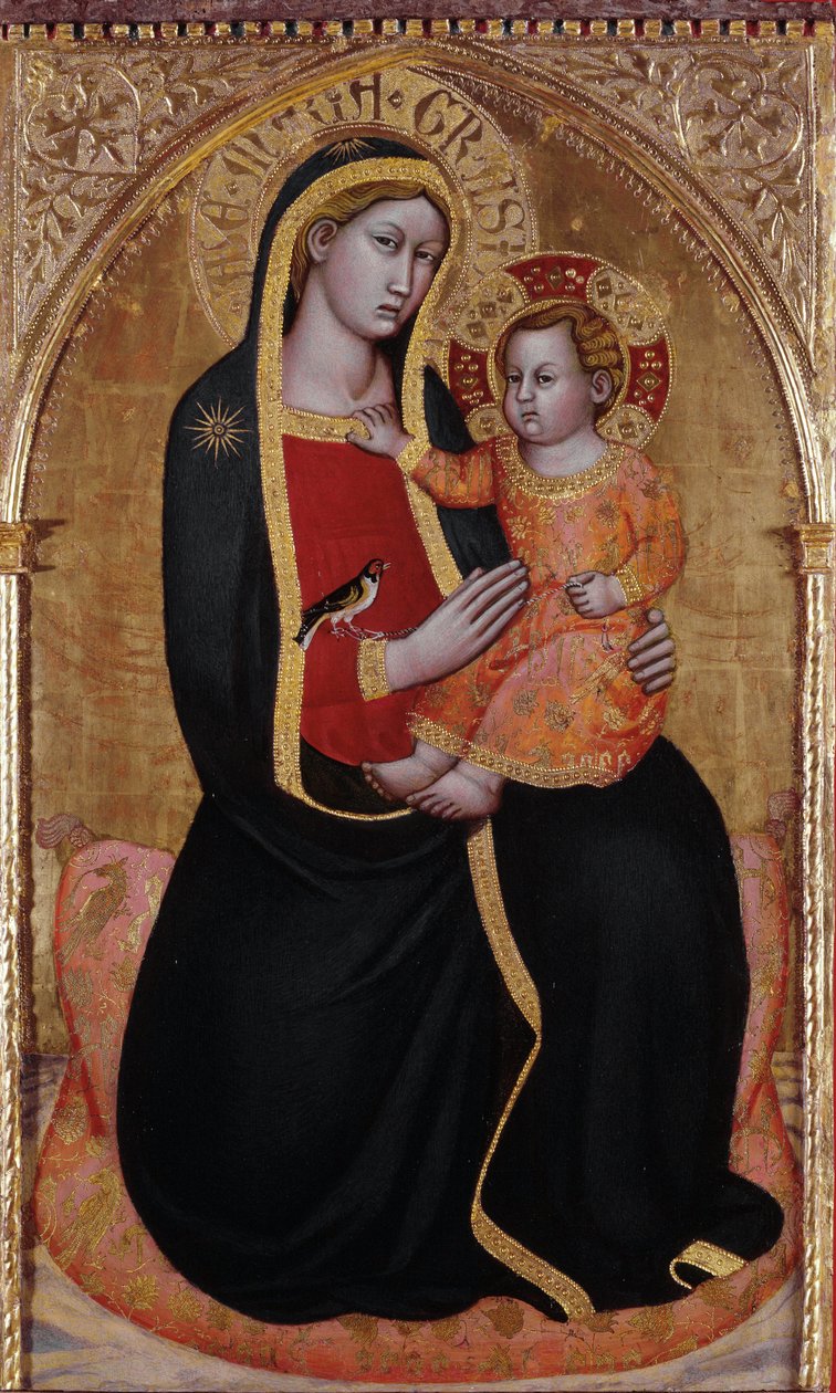 Montenero Bakiresi çocuklu (Resim by Jacopo di (14th century) Michele
