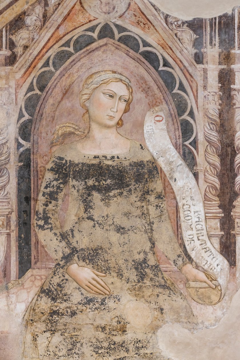 Retorik Alegorisi (fresk) by Jacopo di Cione
