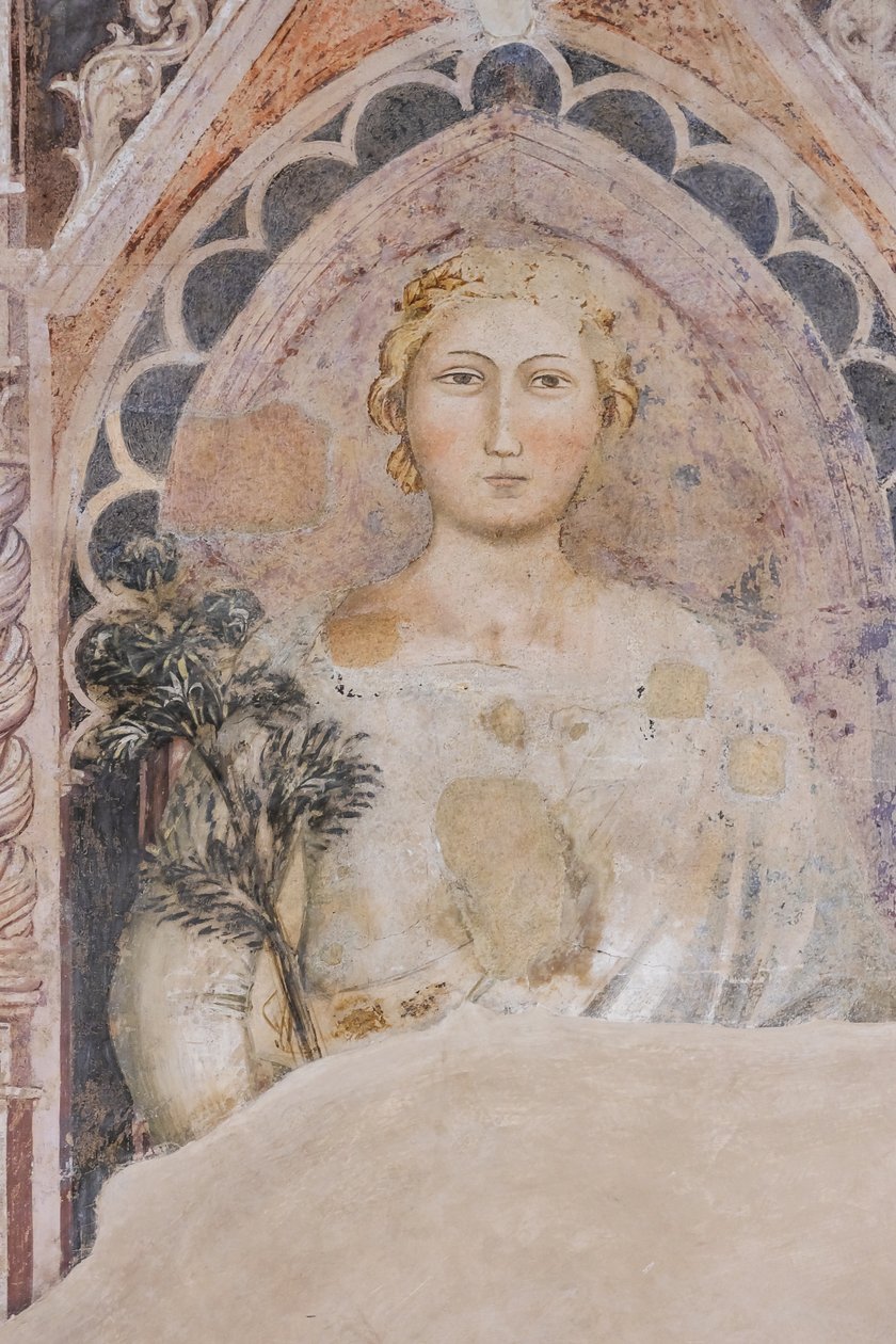 Diyalektiğin Alegorisi (fresk) by Jacopo di Cione