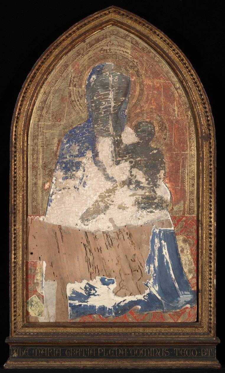 bakire ve çocuk by Jacopo di Cione