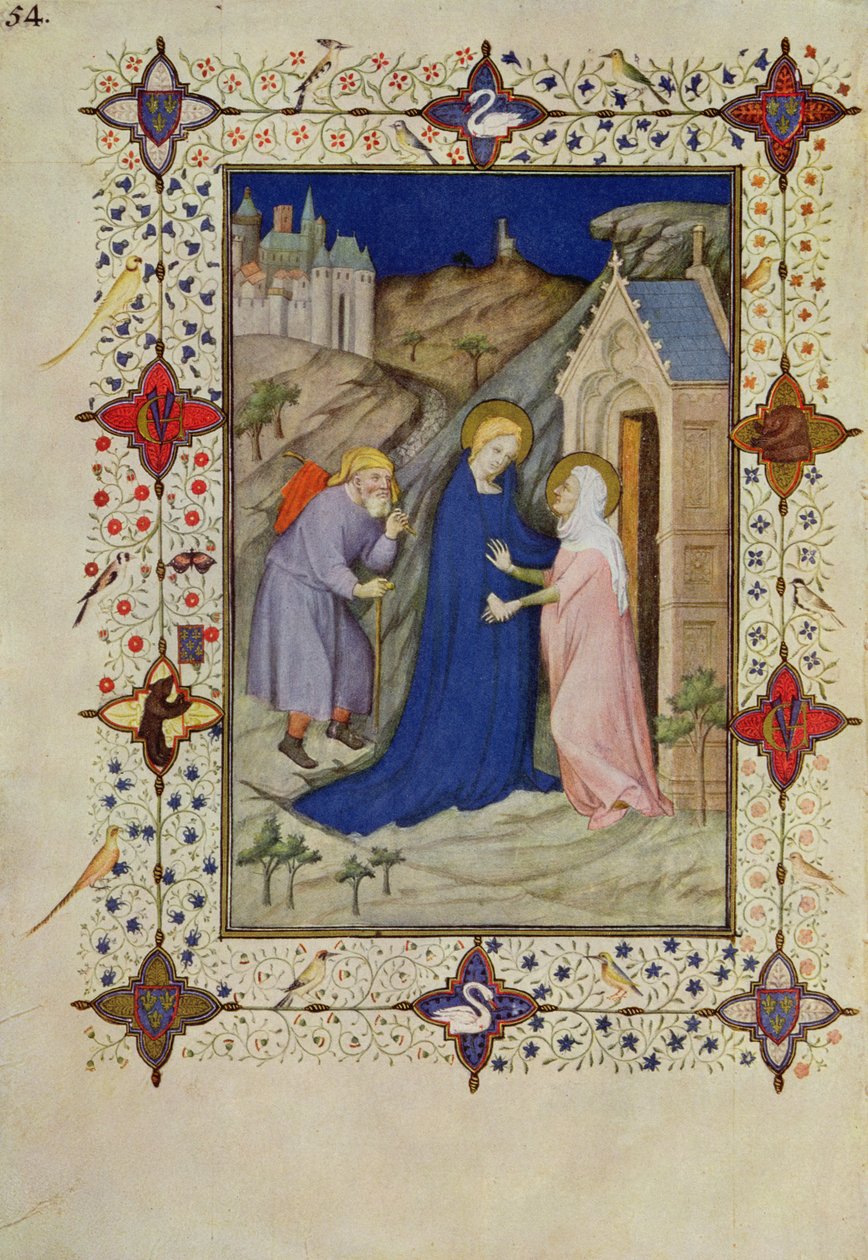 MS 11060-11061 Notre Dame Saatleri: Laudes, Ziyaret, 