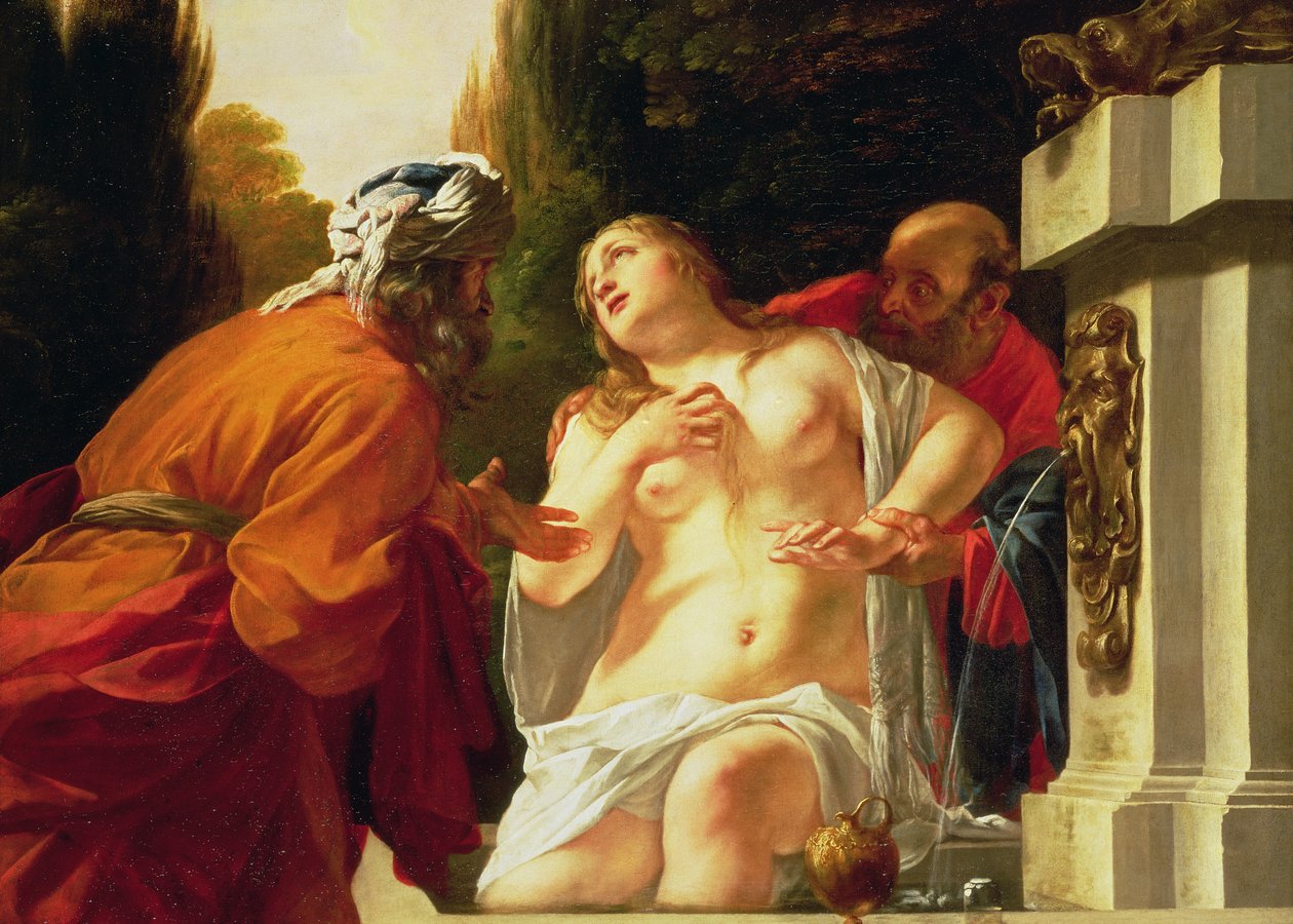 Susanna ve Yaşlılar by Jacques Blanchard
