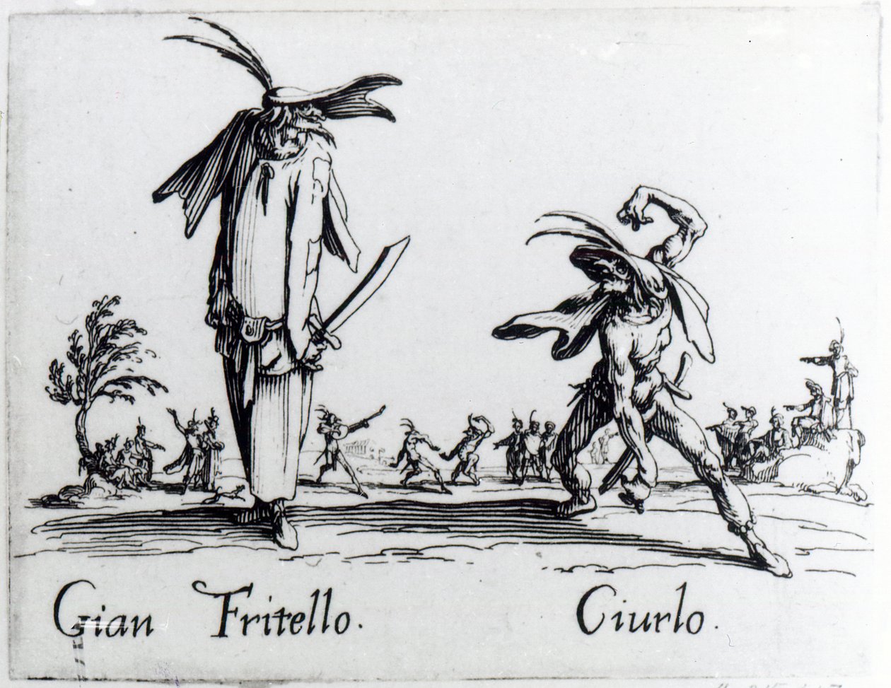 I Balli de Spessanei veya Le Grande Chasse, 1622 dolayları by Jacques Callot