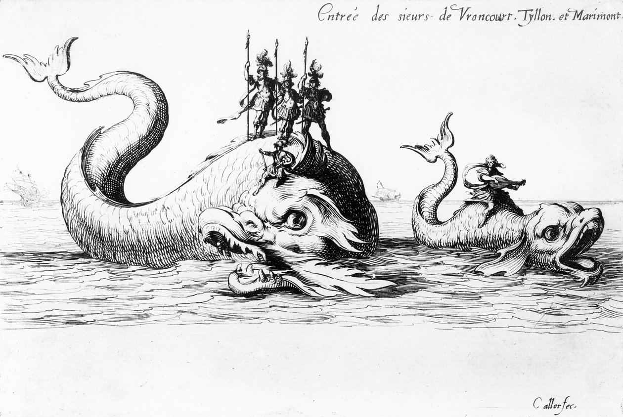 Vroncourt, Tyllon ve Marimont Lordlarının Girişi by Jacques Callot