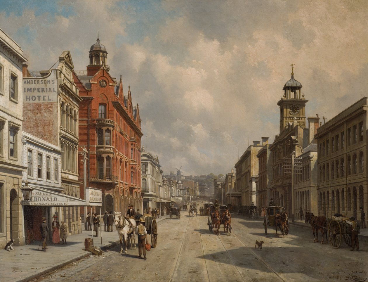 Kraliçe Caddesi, Auckland by Jacques Carabain