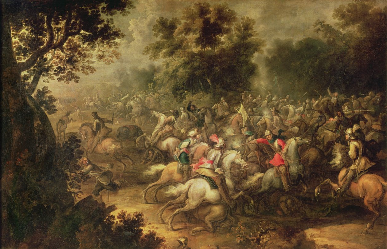 Süvarilerin savaşı by Jacques Courtois