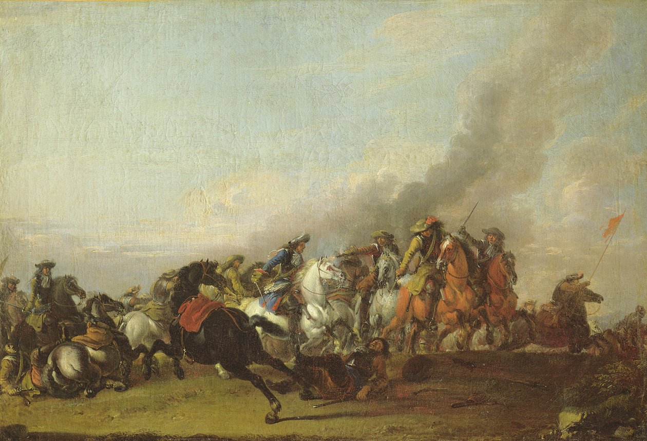 Süvarilerin Çarpışması by Jacques Courtois
