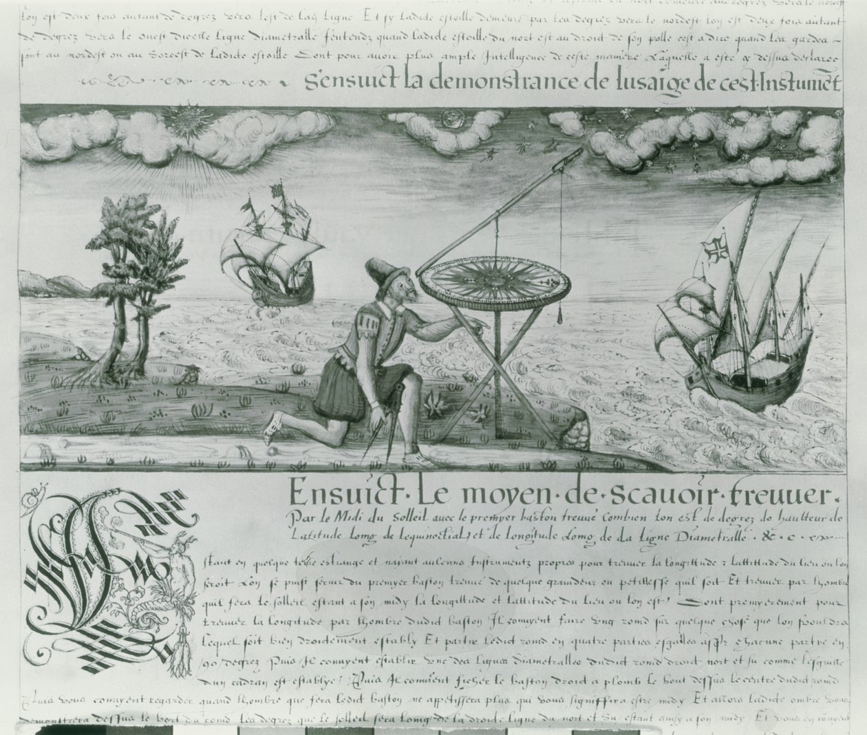 Bayan Fr 150 fol. 21r The Utilization of the Sextant, 