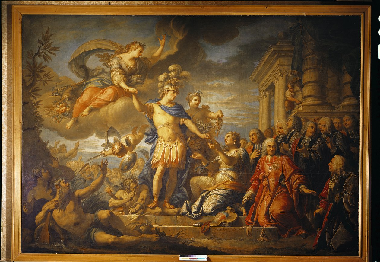 Aix-la-Chapelle Barış Alegorisi, 1761 by Jacques Dumont