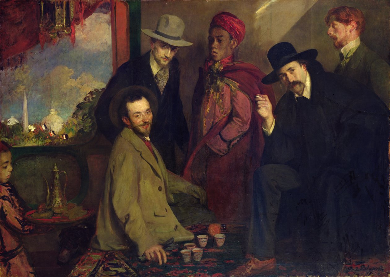 Andre Gide (1869-1951) ve Arkadaşları, 1900, 1901 Exposition Universelle