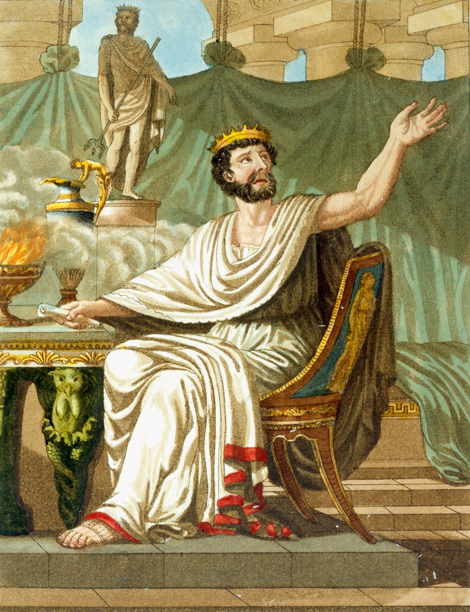 Rex Sacrificulus, Labrousse tarafından oyulmuş 