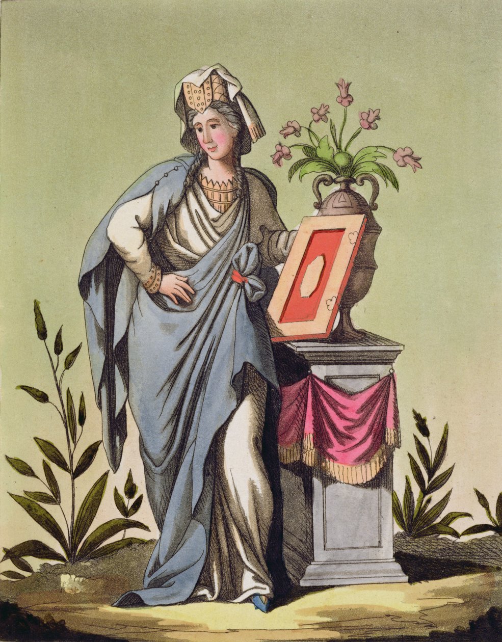 Sybil of Cumae, No. 16, Labrousse tarafından oyulmuş, 