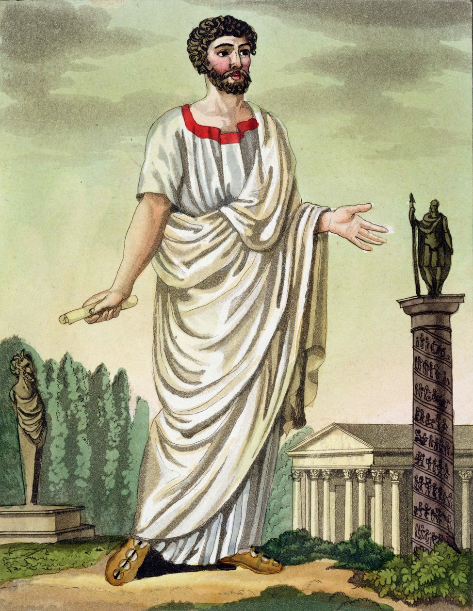 Halk Tribünü, No. 37 'Antik Roma'dan, Labrousse tarafından oyulmuş, 1796 yayınlandı by Jacques Grasset de Saint Sauveur