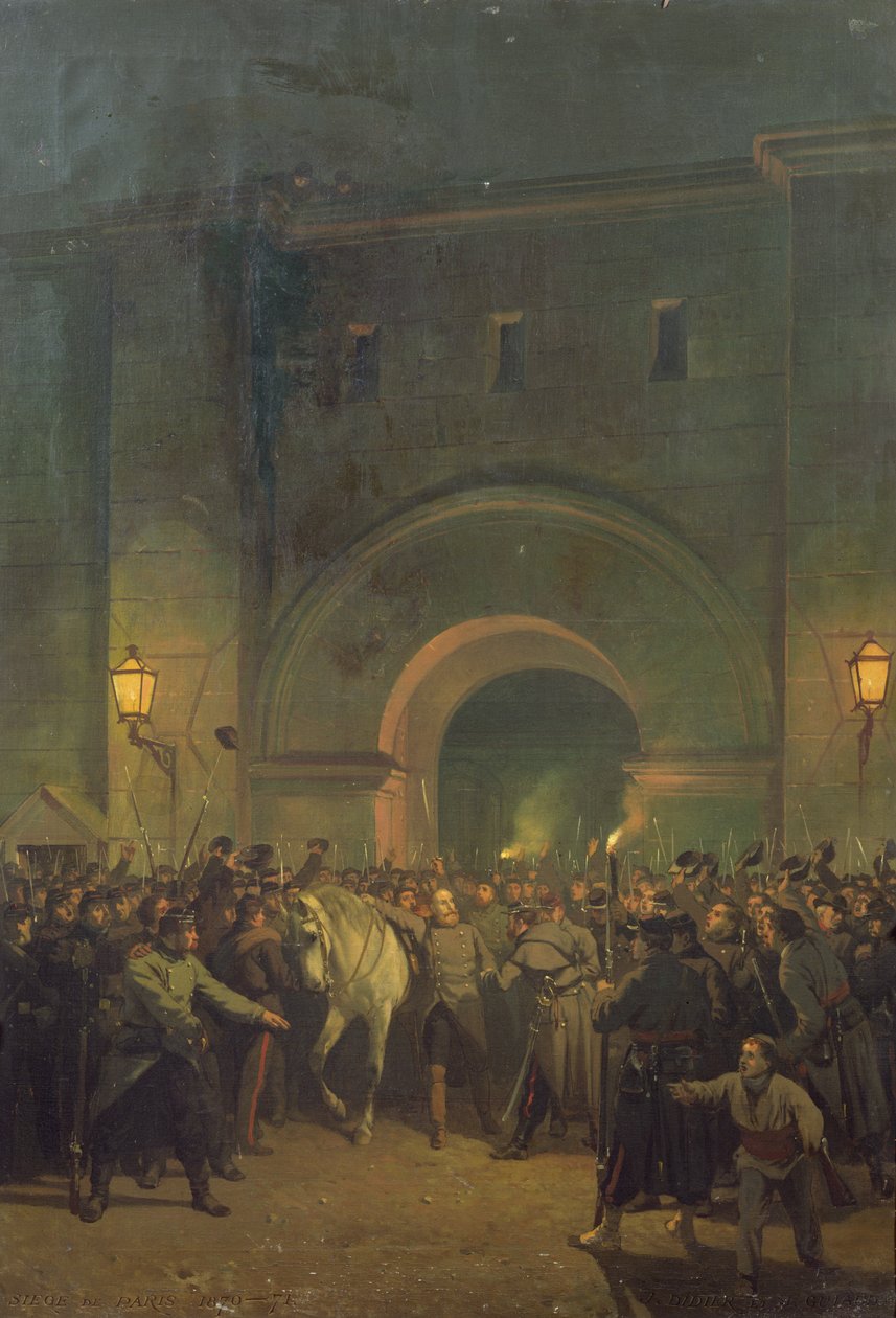 Siyasi Mahkumların Mazas Hapishanesinden Kurtuluşu, 21 Ocak 1871 by Jacques Guiaud