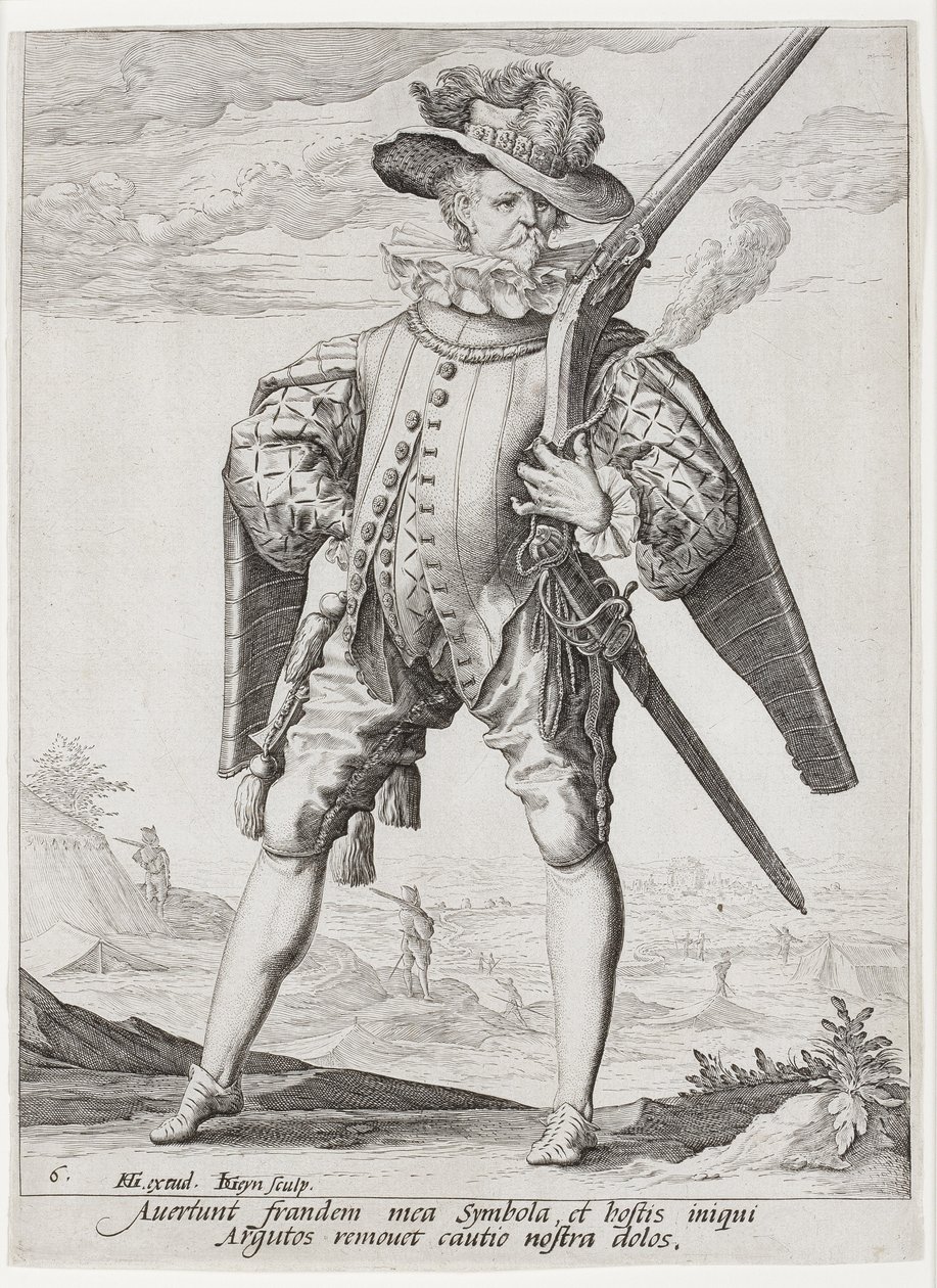 Silahşör, 1587 by Jacques II de Gheyn