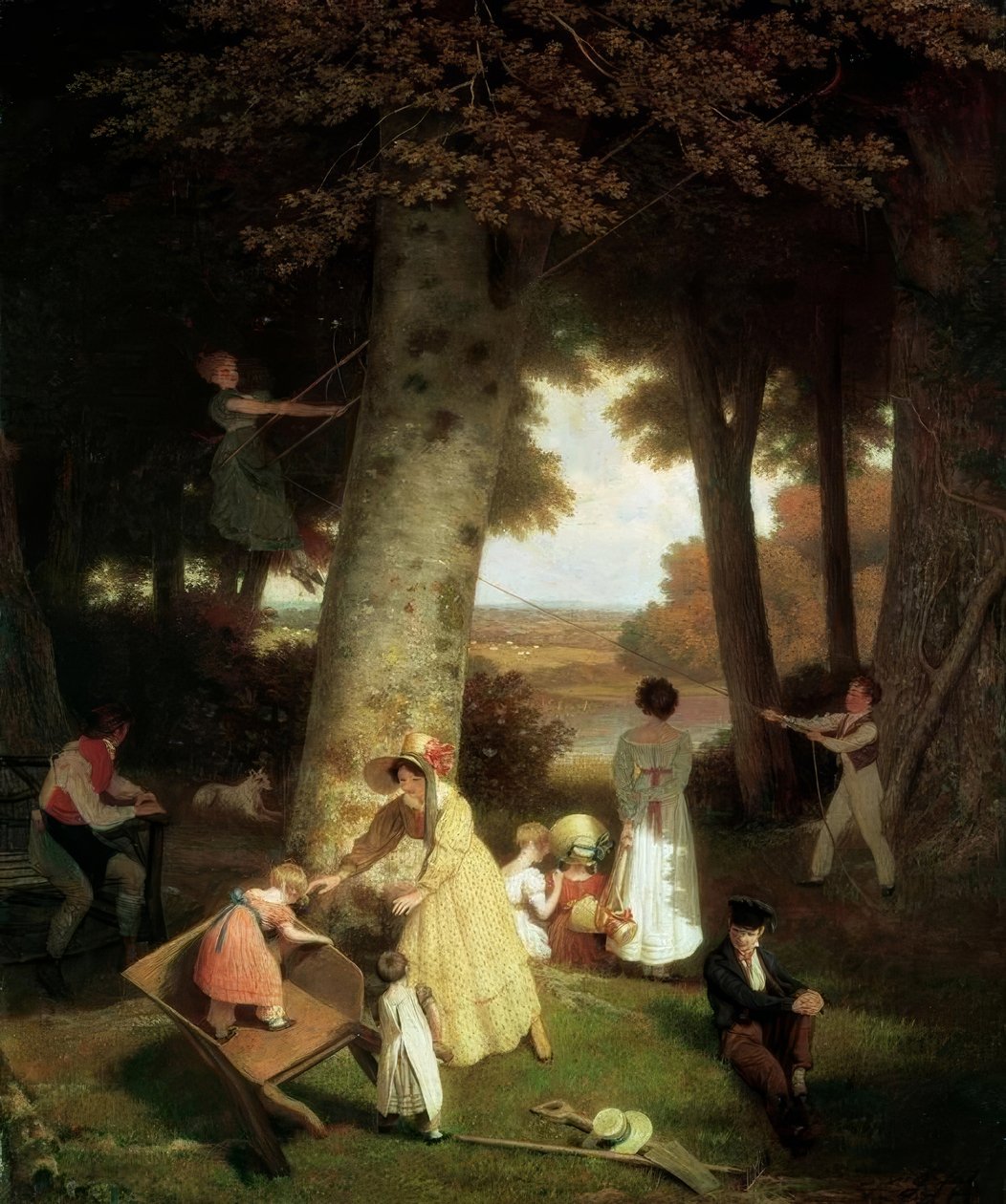 Oyunların Yeri by Jacques Laurent Agasse