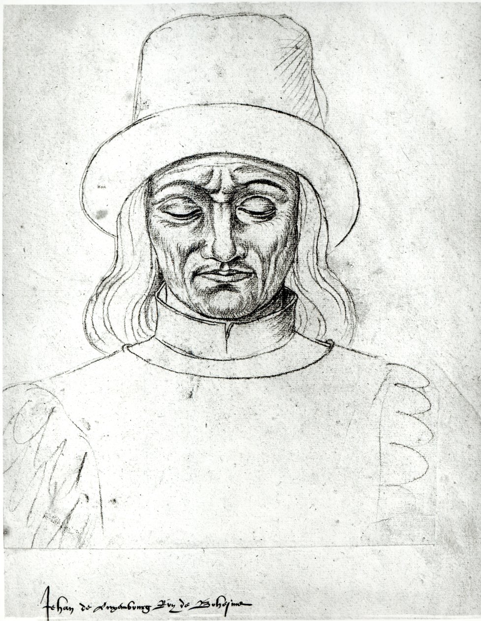 Ms.266 fol.171 Lüksemburglu John (1296-1346), Bohemya Kralı, 