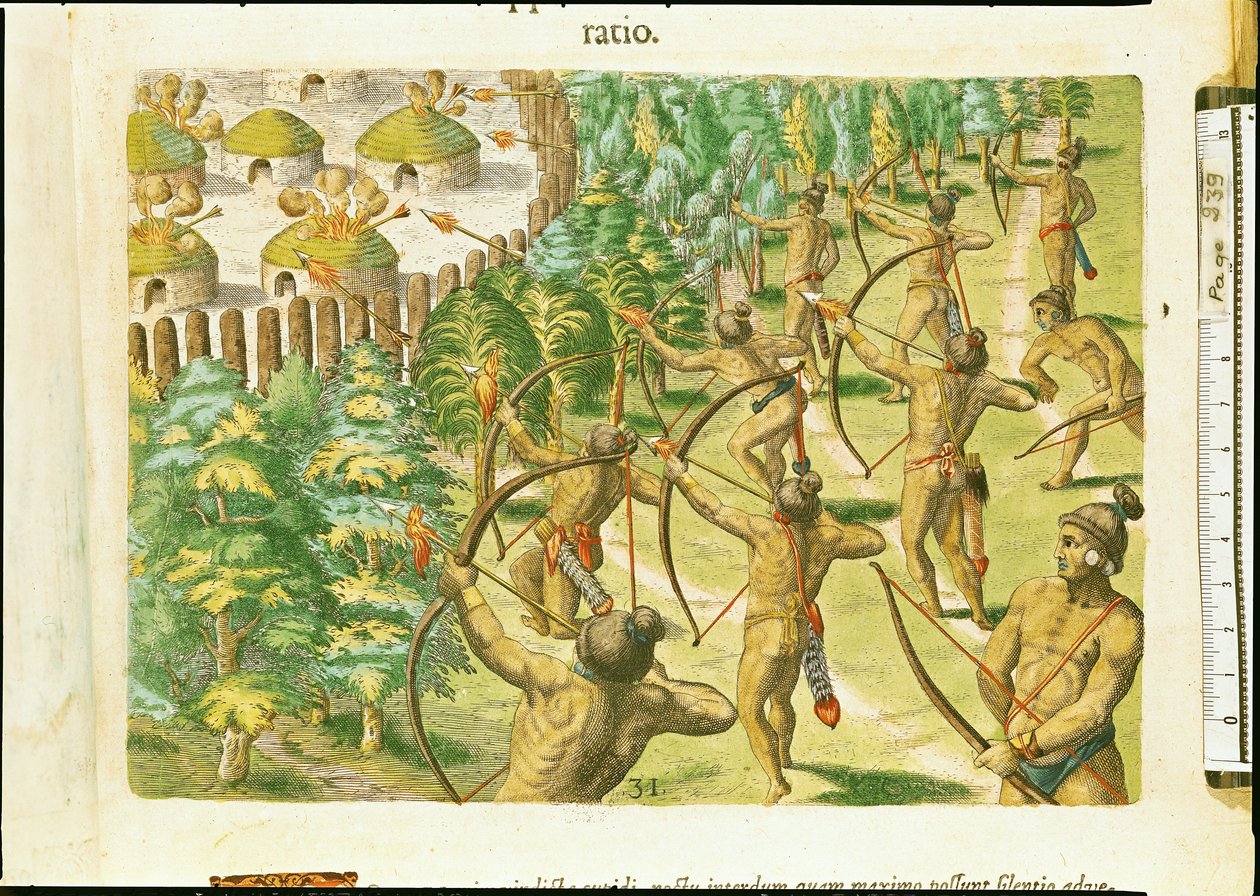 Theodore de Bry (1528-98) 1591 tarafından kazınmış 