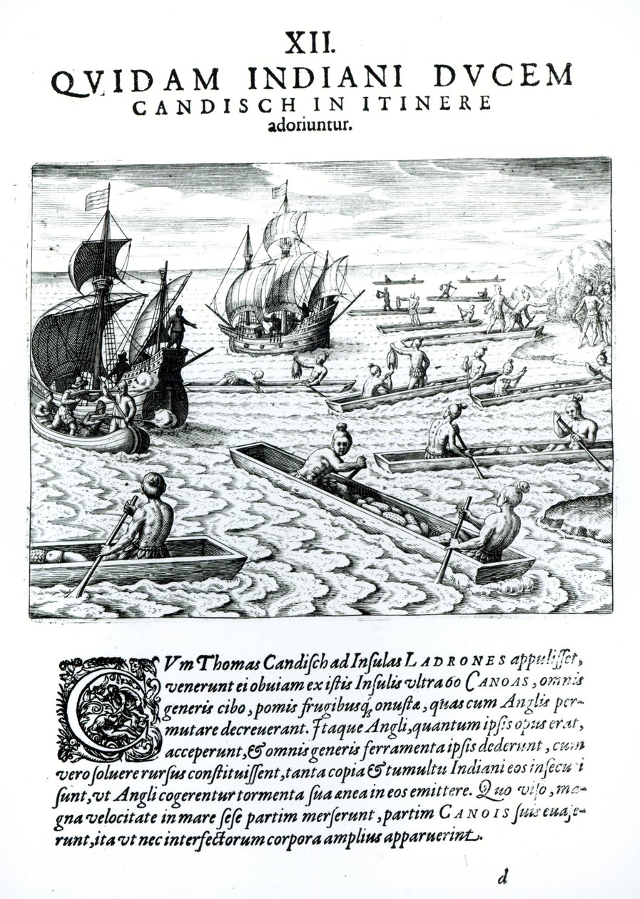 Theodore de Bry (1528-98) 1593 tarafından yazılmış ve oyulmuş 