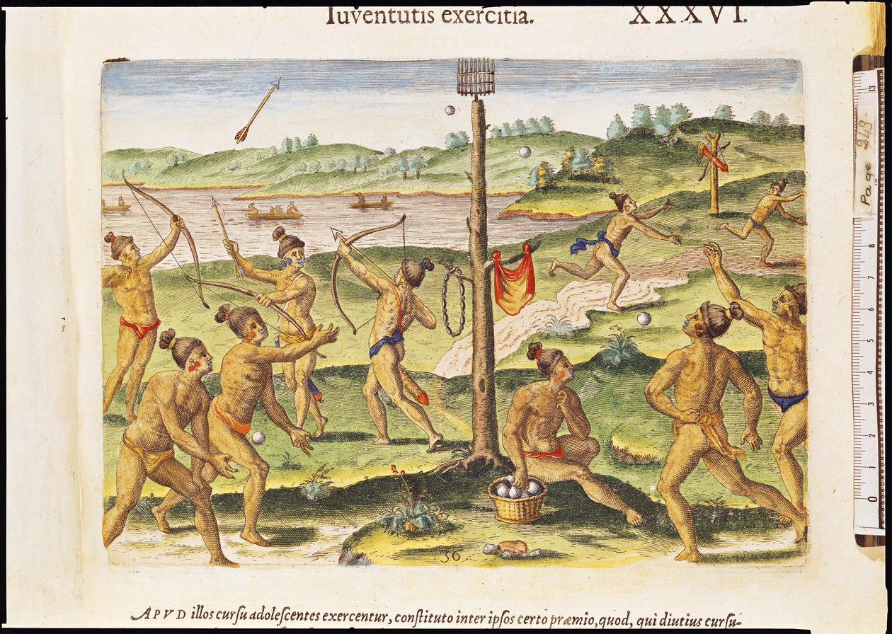 Theodore de Bry (1528-98) 1591 tarafından oyulmuş 