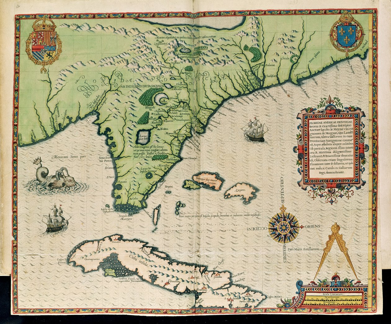 Theodore de Bry (1528-98) tarafından oyulmuş 