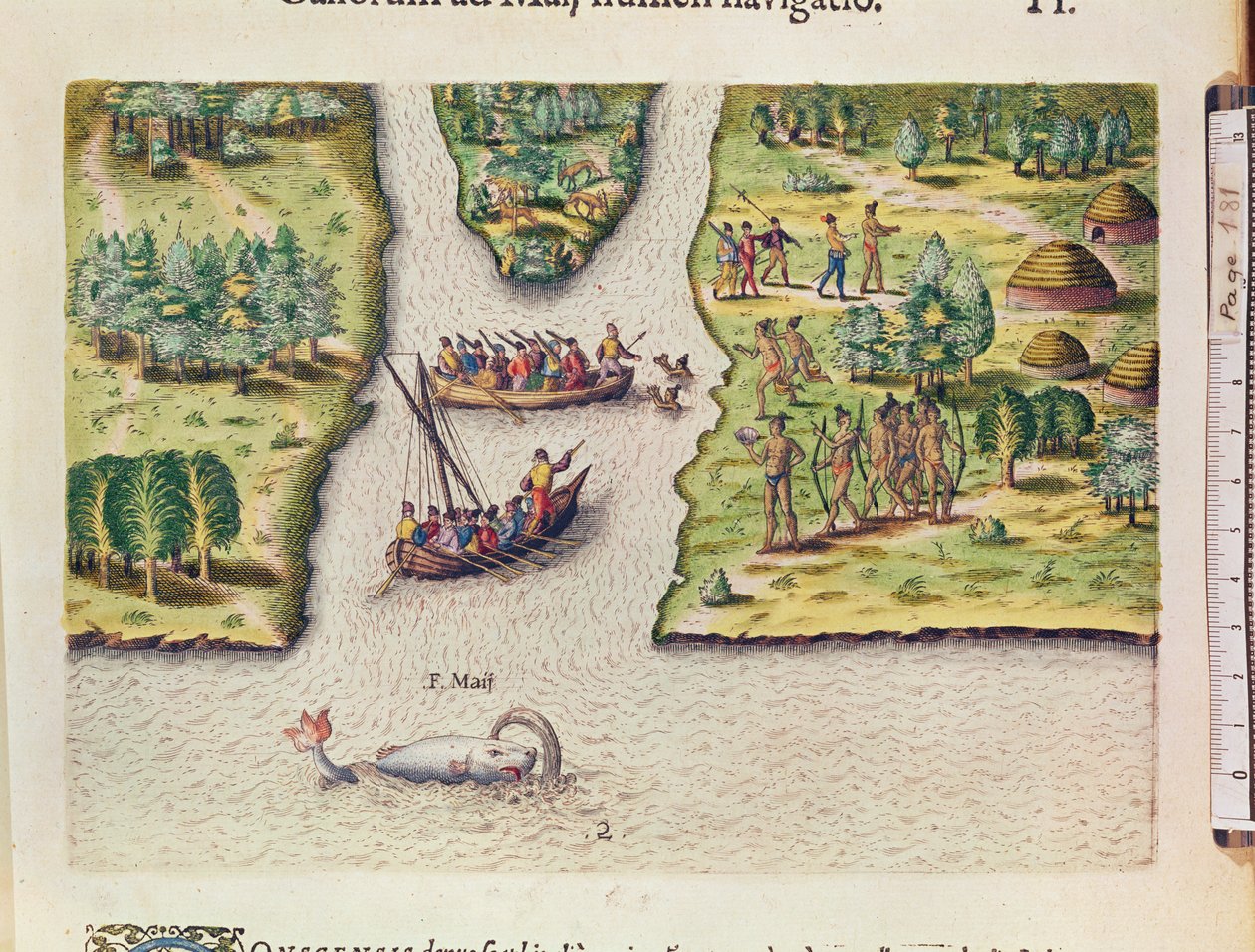 Theodore de Bry (1528-98) tarafından oyulmuş 