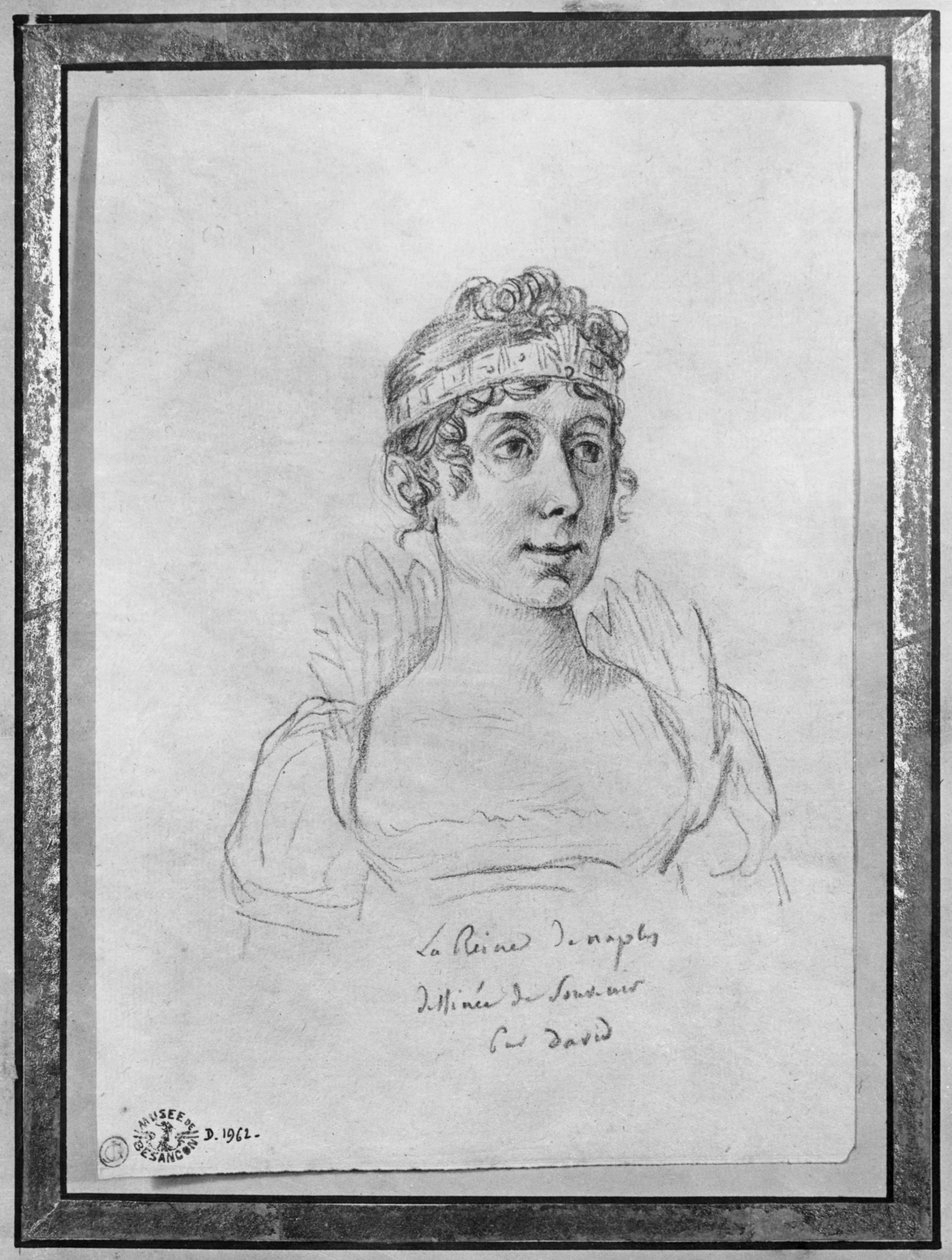 Caroline Bonaparte, Napoli Kraliçesi by Jacques Louis David