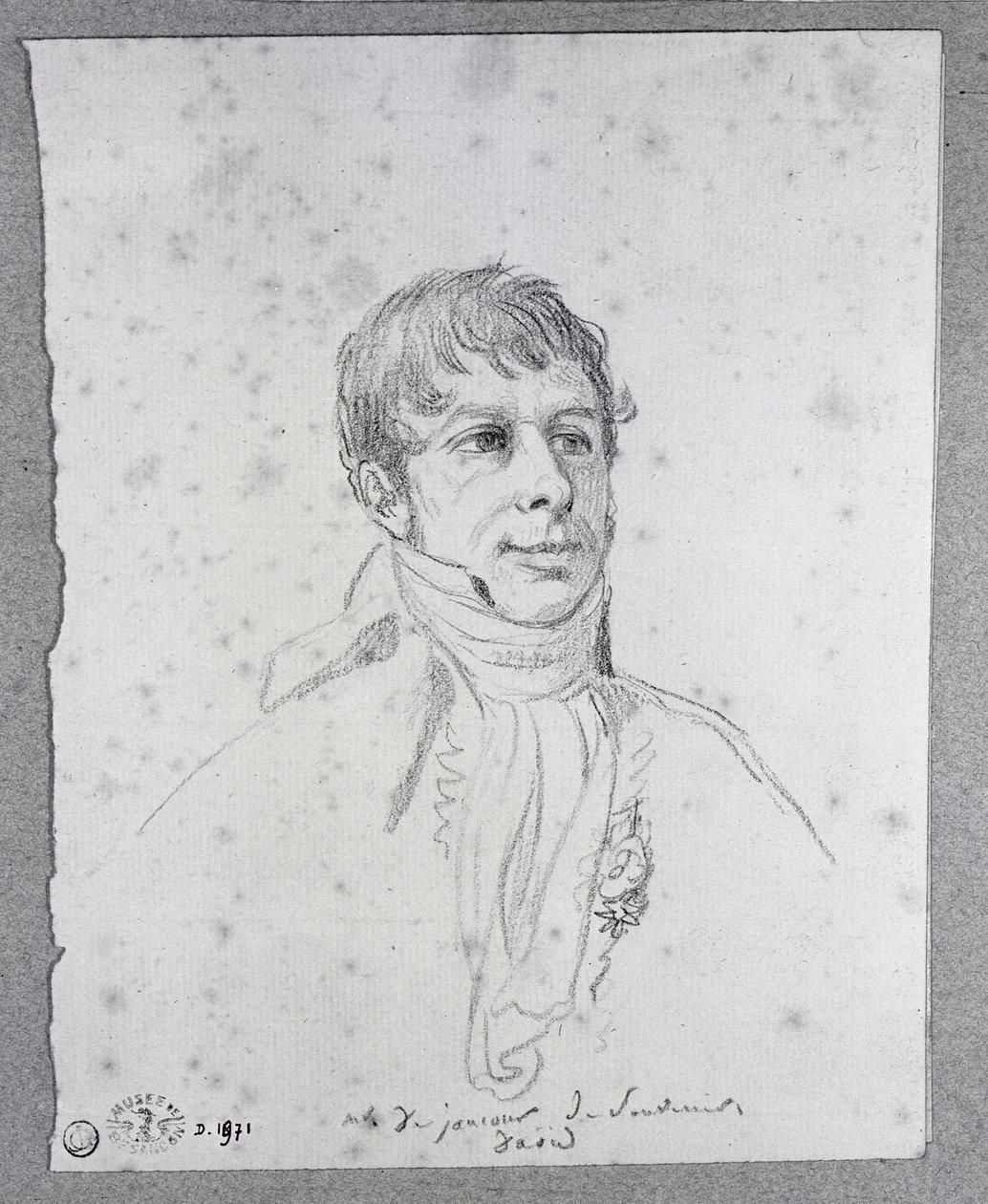 Kont François Arnail de Jaucourt (1757-1852) by Jacques Louis David