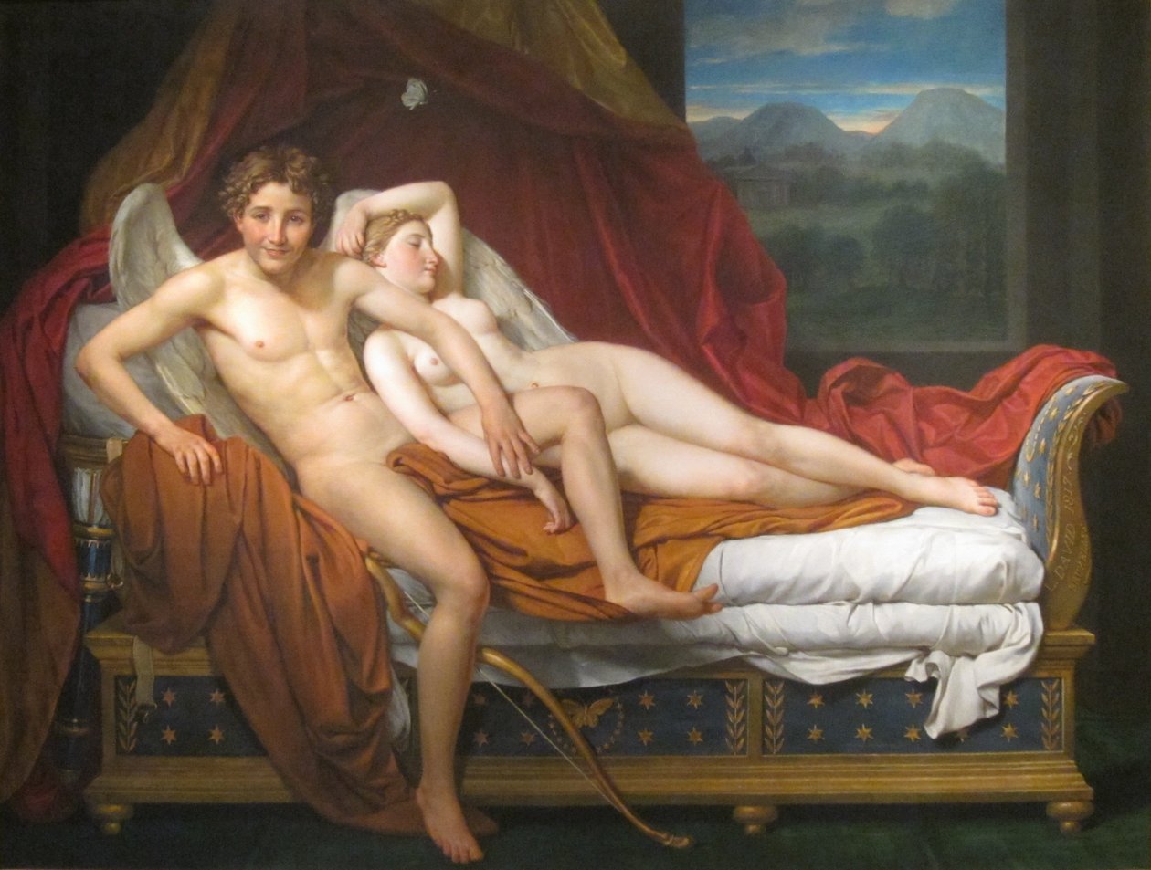 Aşk Tanrısı ve Ruh by Jacques Louis David