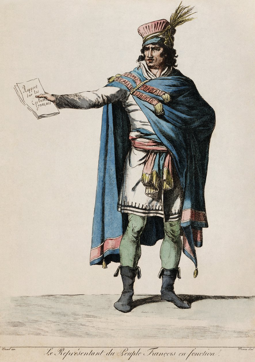 Francis halkının ofiste temsilcisi by Jacques Louis David