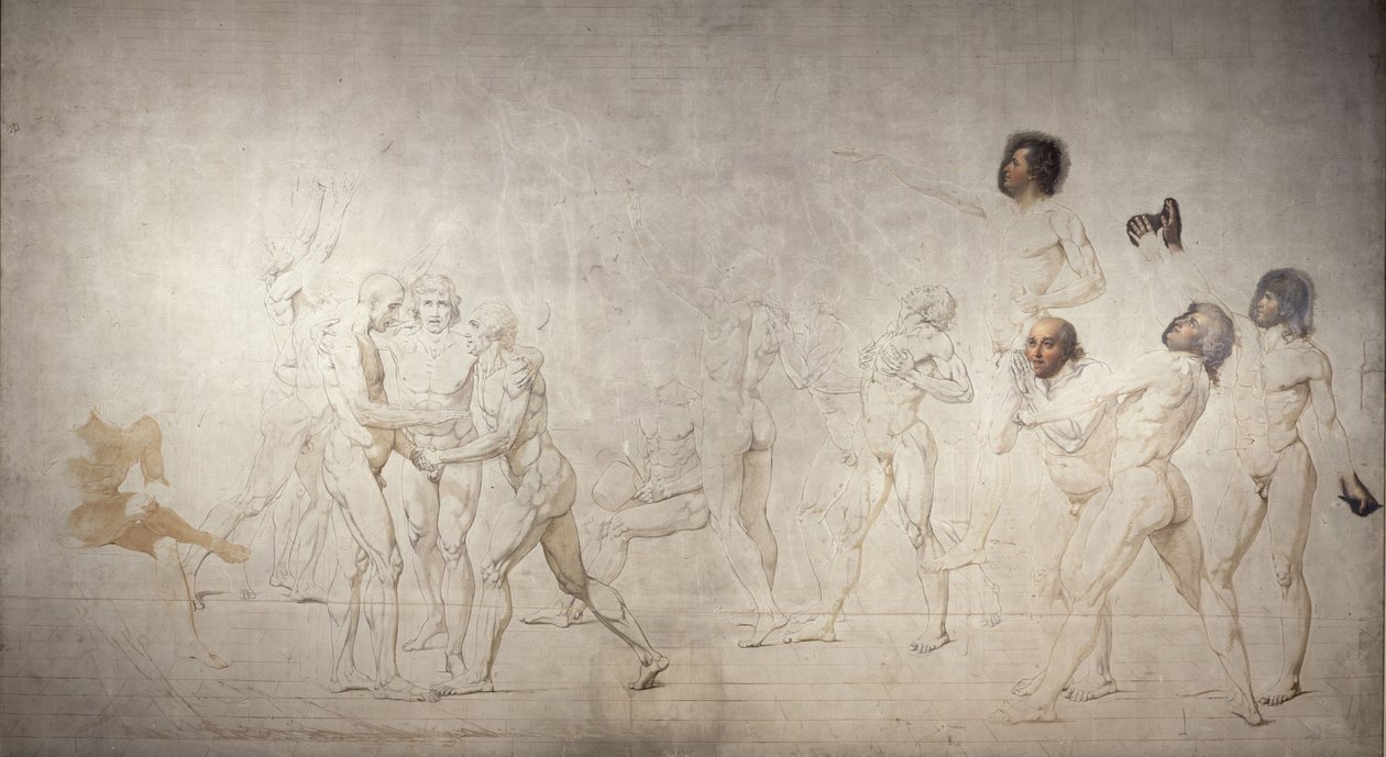 Tenis Kortu Yemini by Jacques Louis David