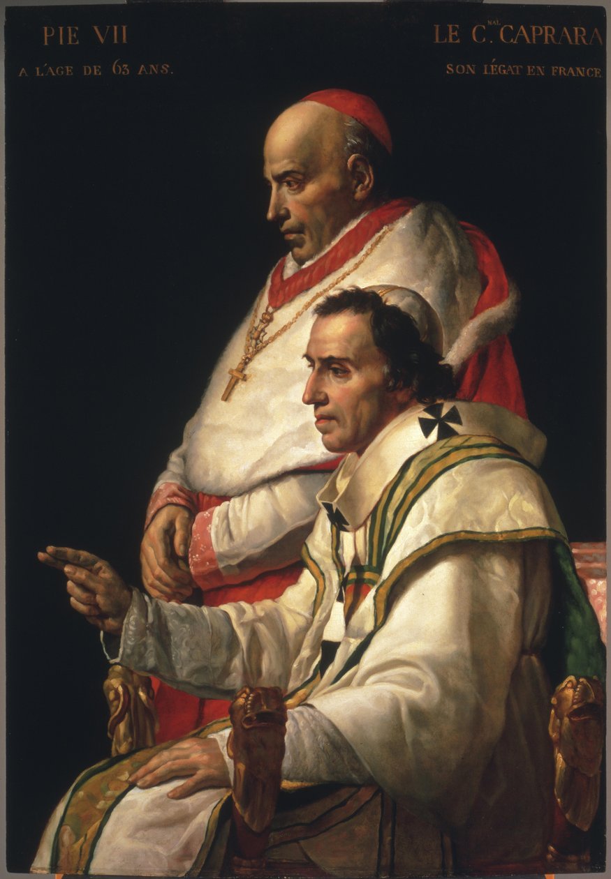 Papa Pius VII ve Kardinal Caprara