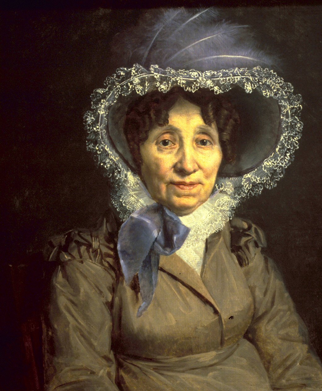 Yaşlı Bir Kadının Portresi by Jacques Louis David