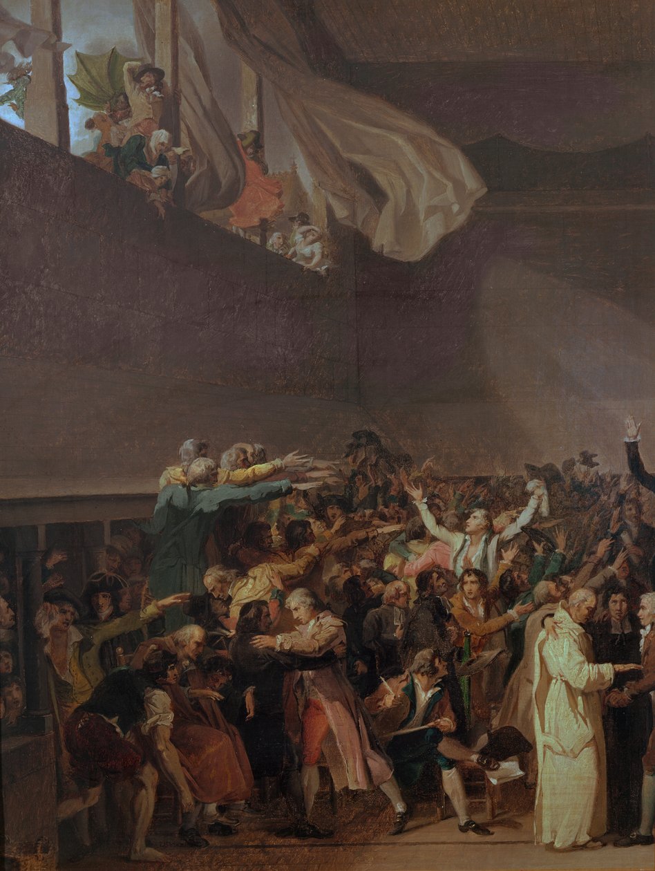 Depsom Yolunda Bir Pencere by Jacques Louis David