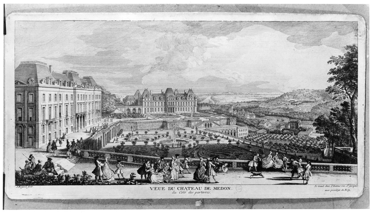 View of Chateau de Meudon   by Jacques Rigaud