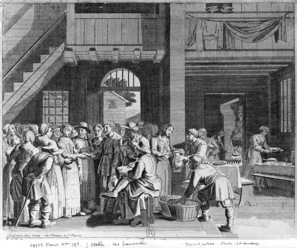 The Engagement  by Jacques Stella