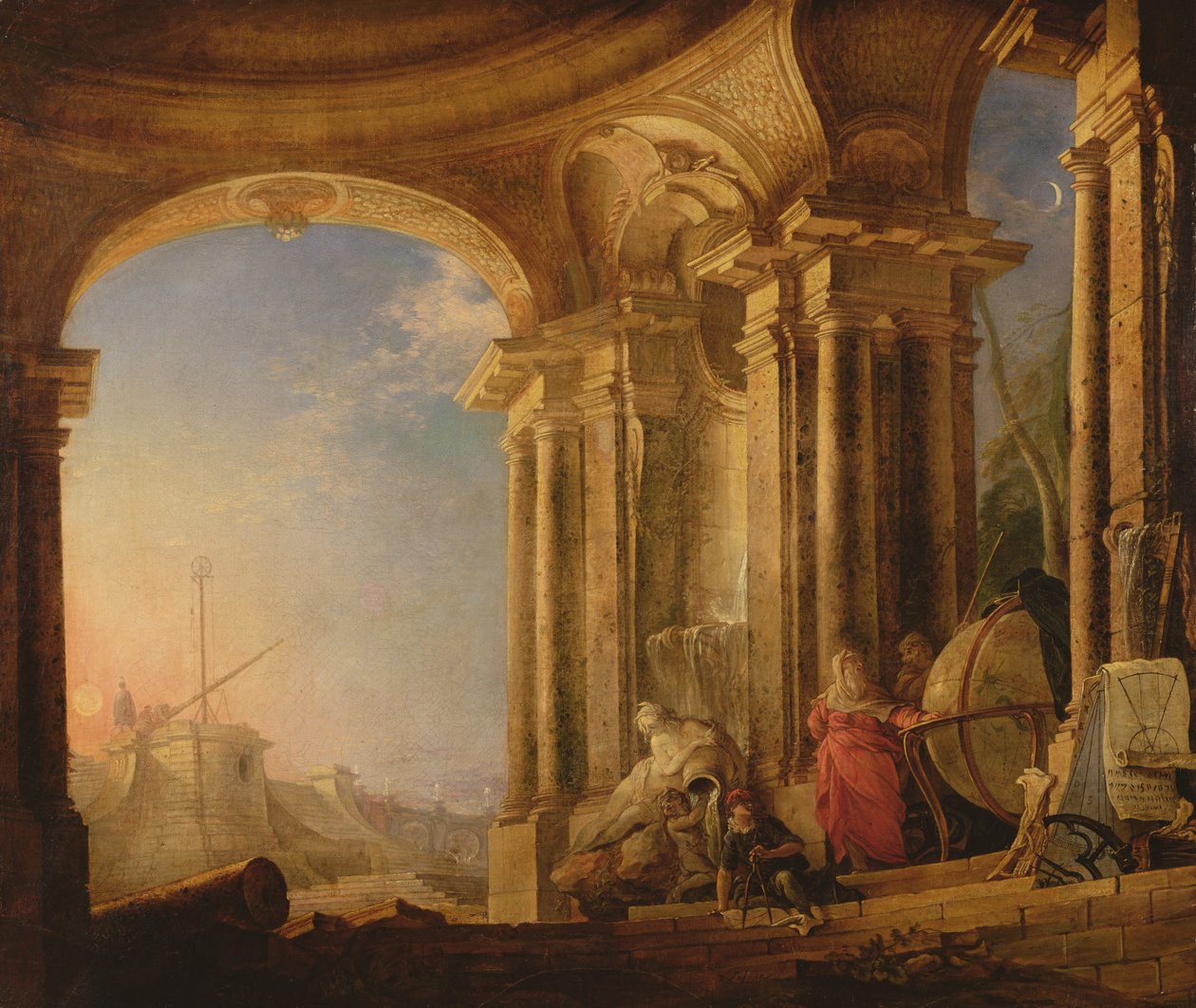 Astronomi by Jacques de Lajoüe