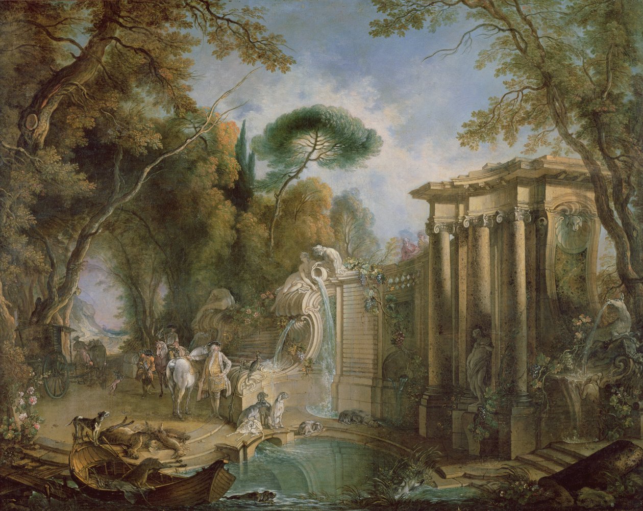 marly parkı by Jacques de Lajoüe
